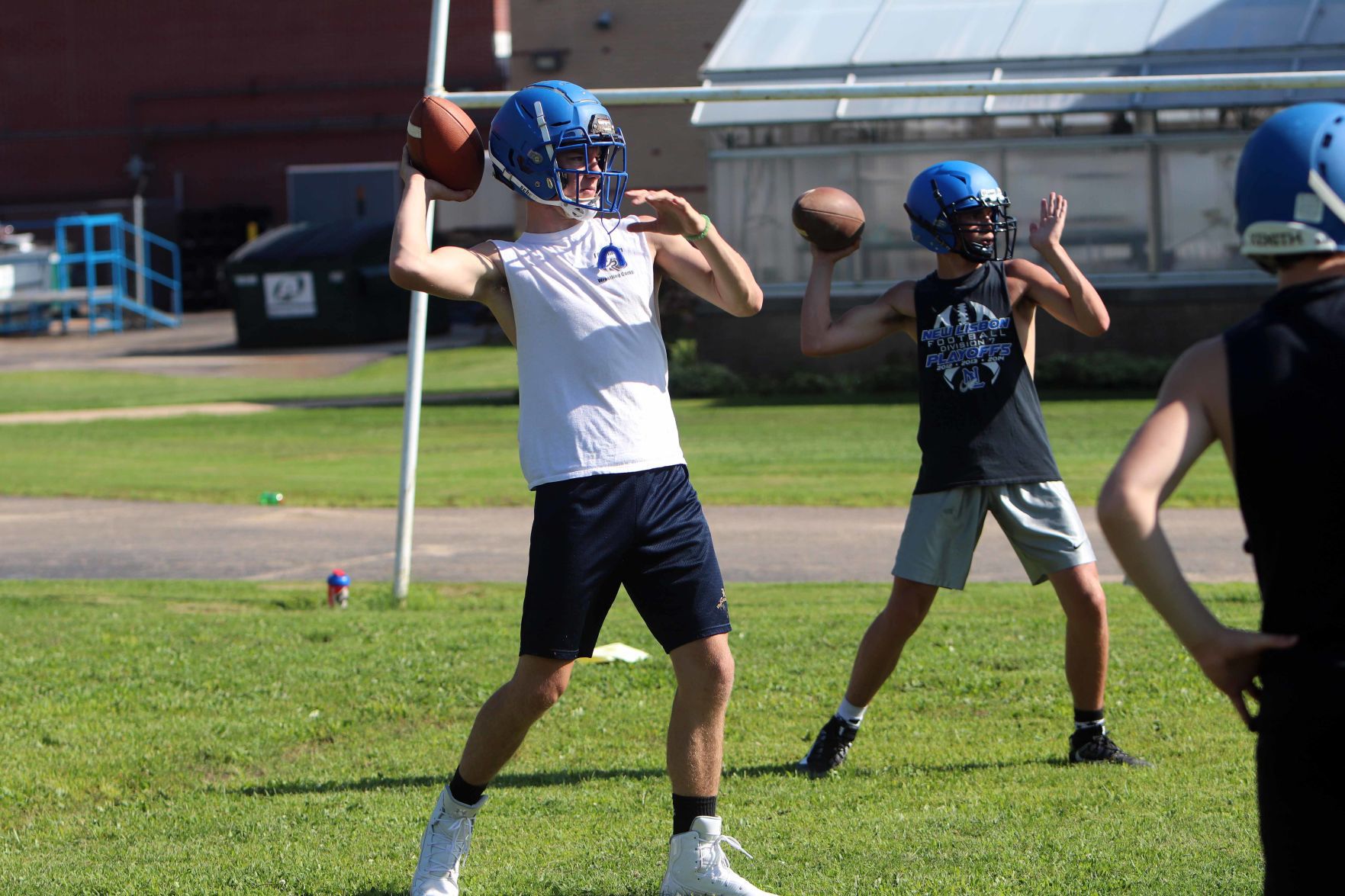 New Lisbon Football Practice
